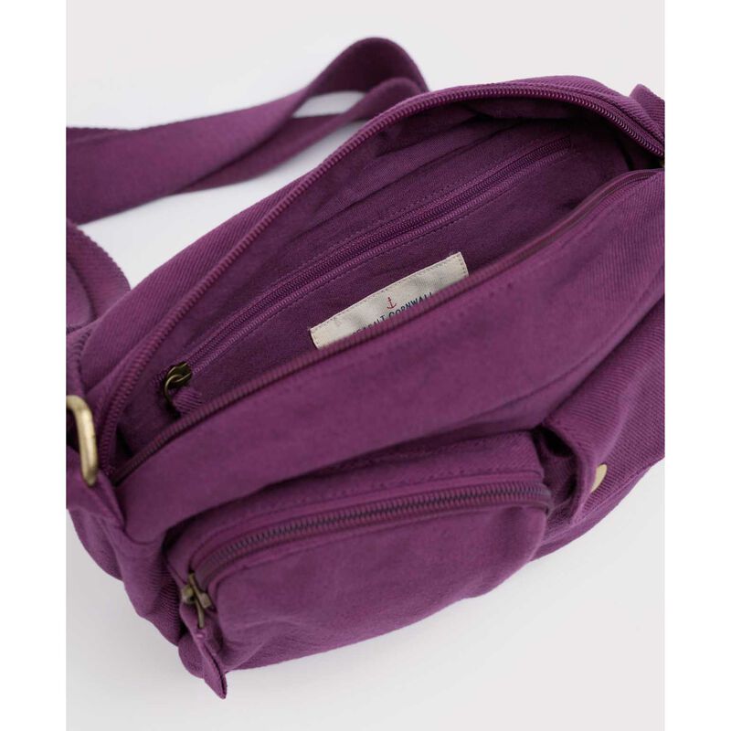Seasalt Cornwall Melder Cross Body Bag - Purple Kale image number 2